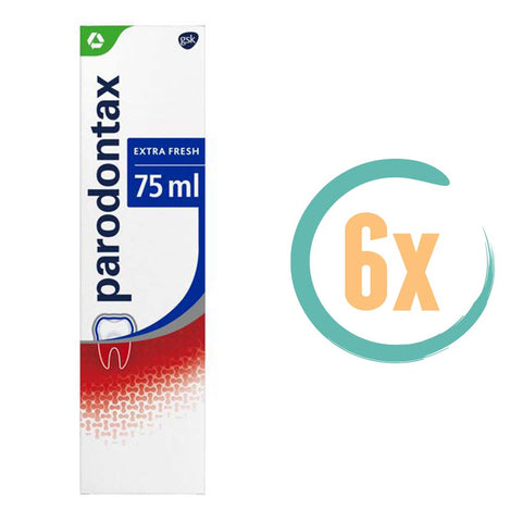 6x Parodontax Tandpasta Extra Fresh 75ml