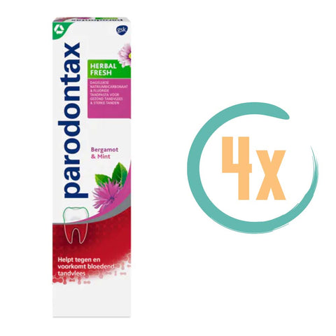 4x Parodontax Herbal Fresh Tandpasta 75ml