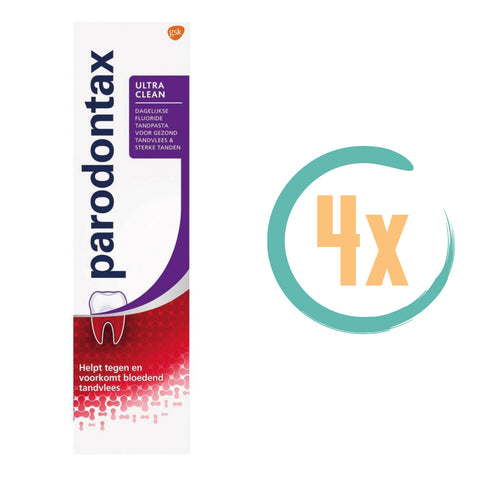 4x Parodontax Ultra Clean Tandpasta 75ml