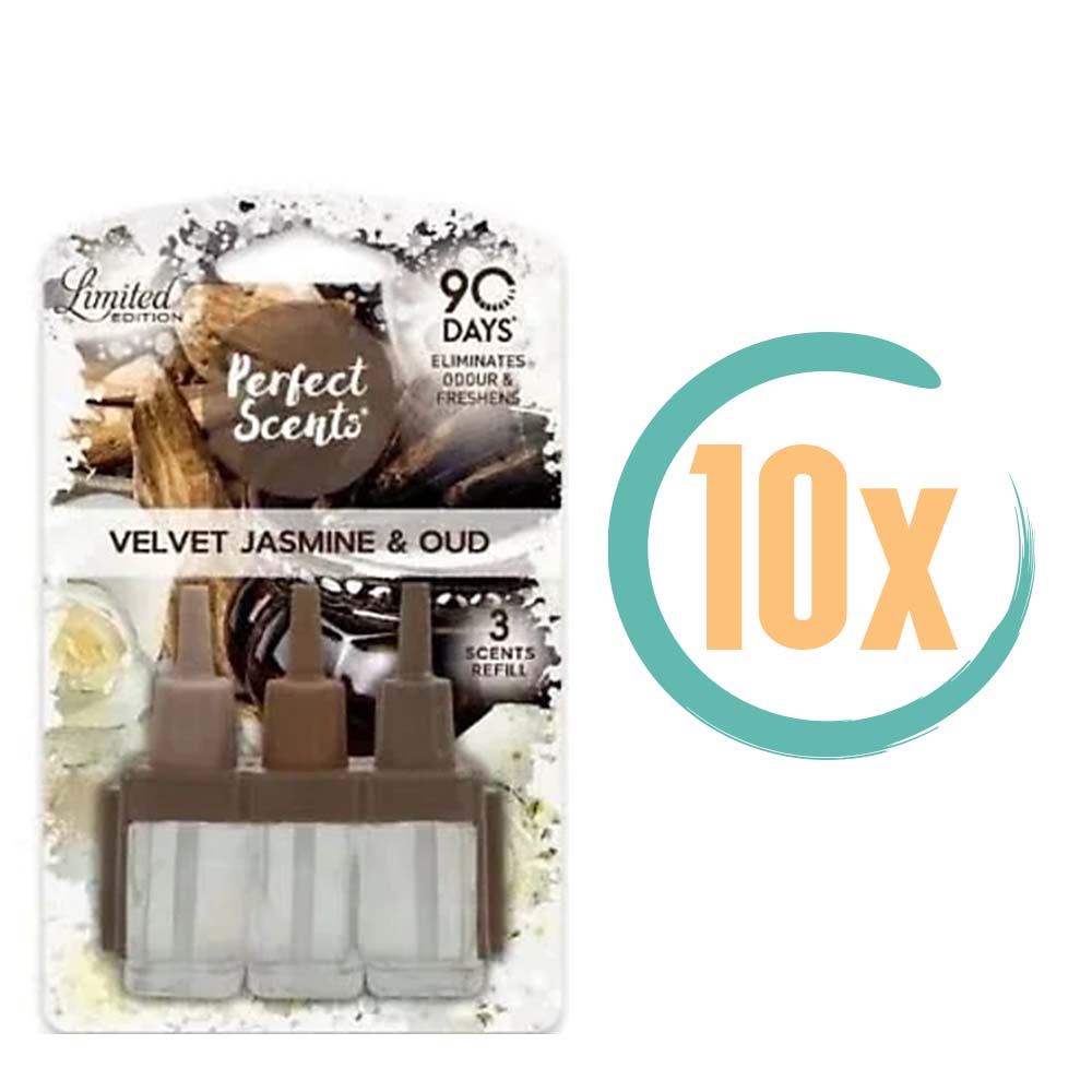 10x Perfect Scents 3Volution Navulling Velvet Jasmine 20ml, VoordeligInslaan.nl