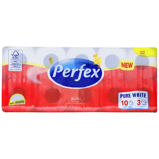 Perfex 3-Laags Toiletpapier Pure White