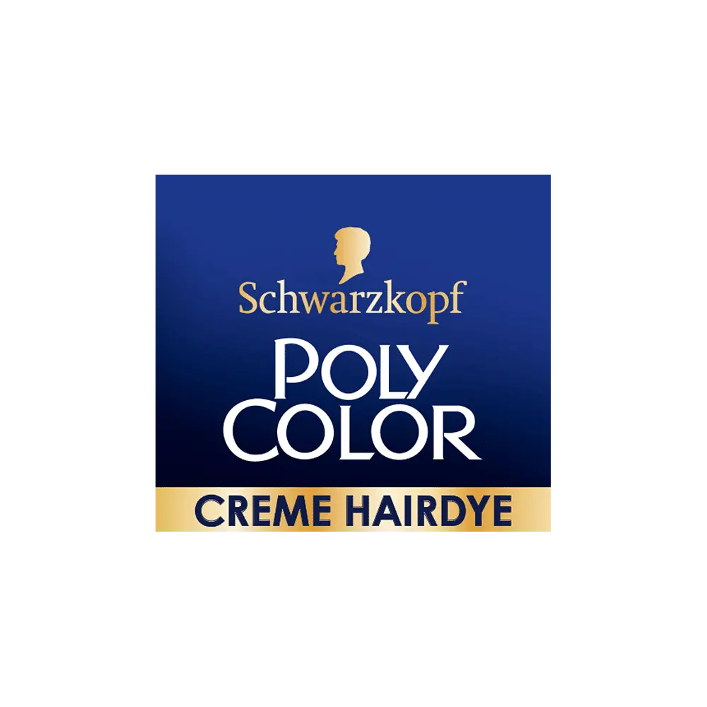 3x Poly Color Creme Haarverf 45 Zwart, VoordeligInslaan.nl