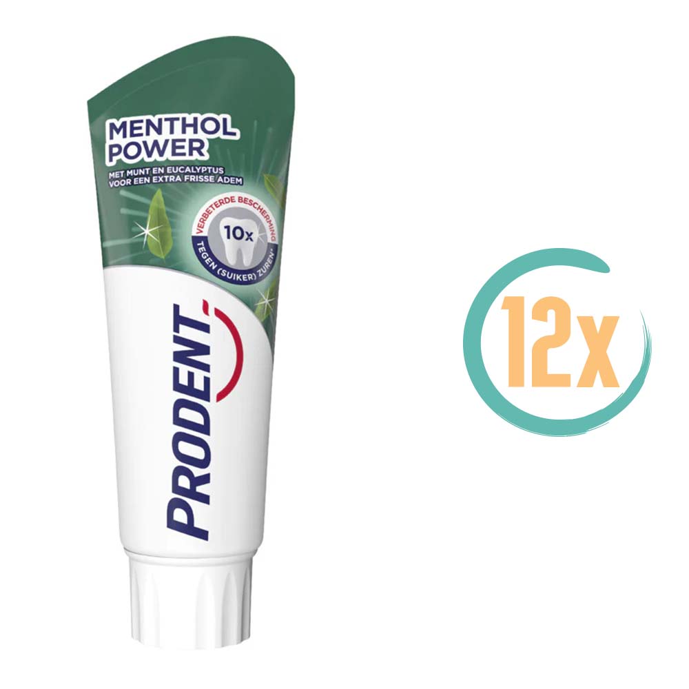 12x Prodent Menthol Power Tandpasta 75ml