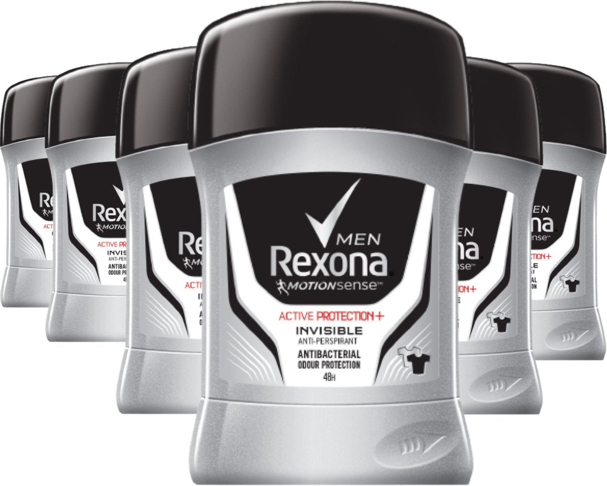 6x Rexona Active Protection Invisible Deostick 50ml