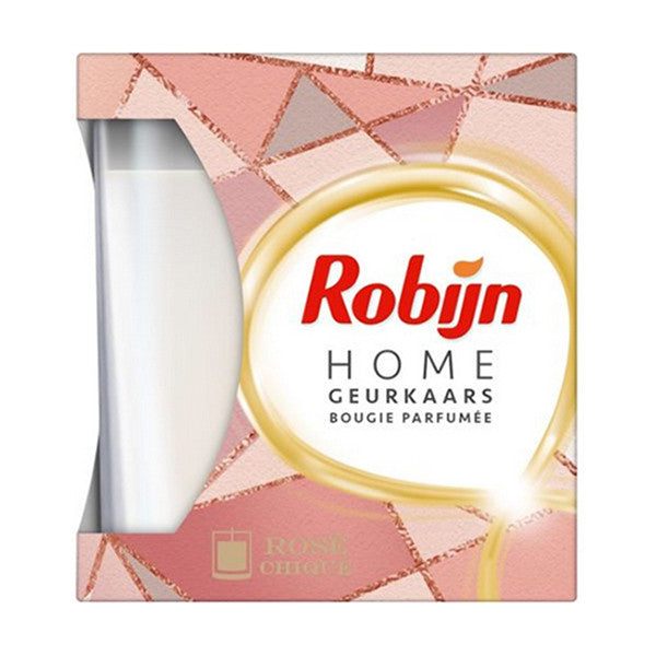 6x Robijn Geurkaars Rose Chique 115gr