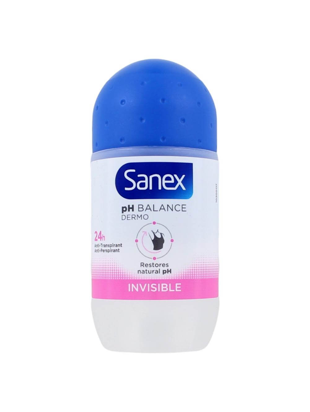 6x Sanex Dermo Invisible Deoroller 50ml, VoordeligInslaan.nl