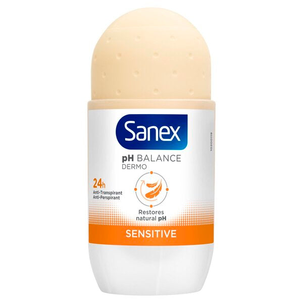 6x Sanex Dermo PH Sensitive Deoroller 50ml, VoordeligInslaan.nl