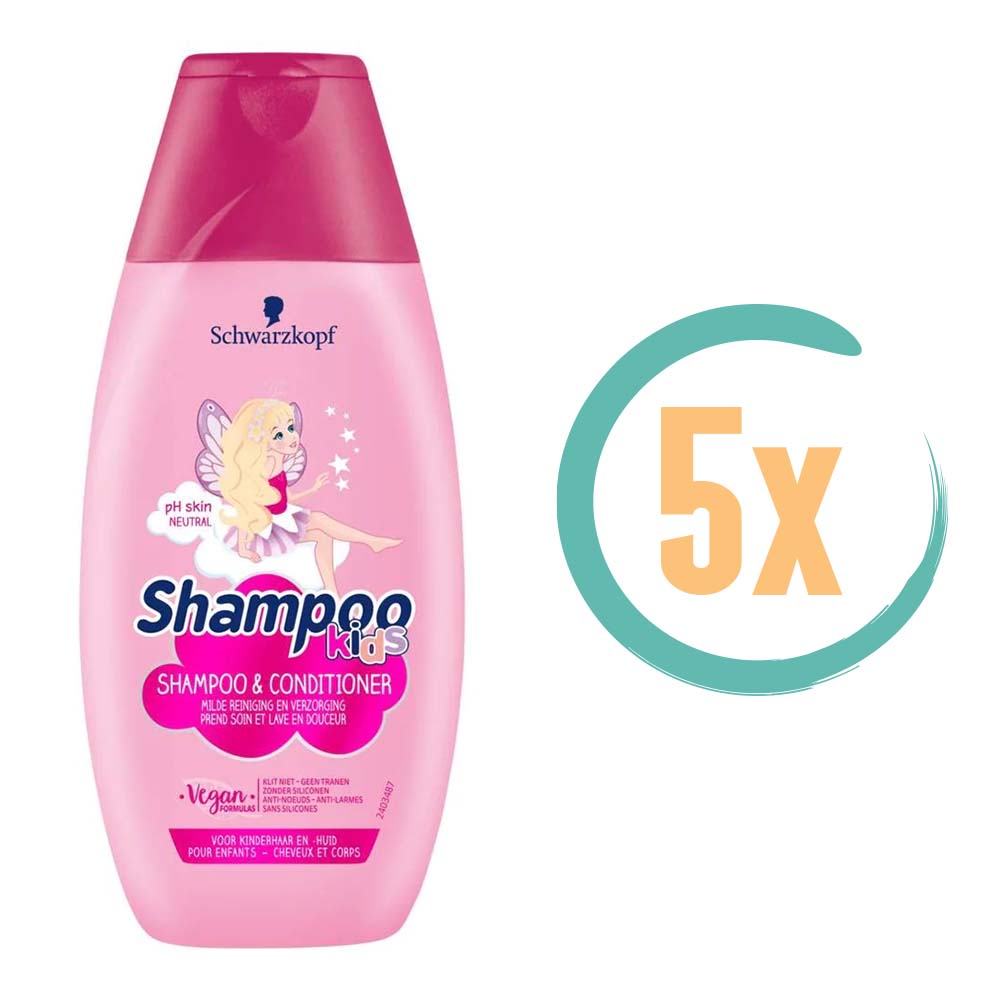 5x Schwarzkopf Kids Shampoo & Conditioner 250ml