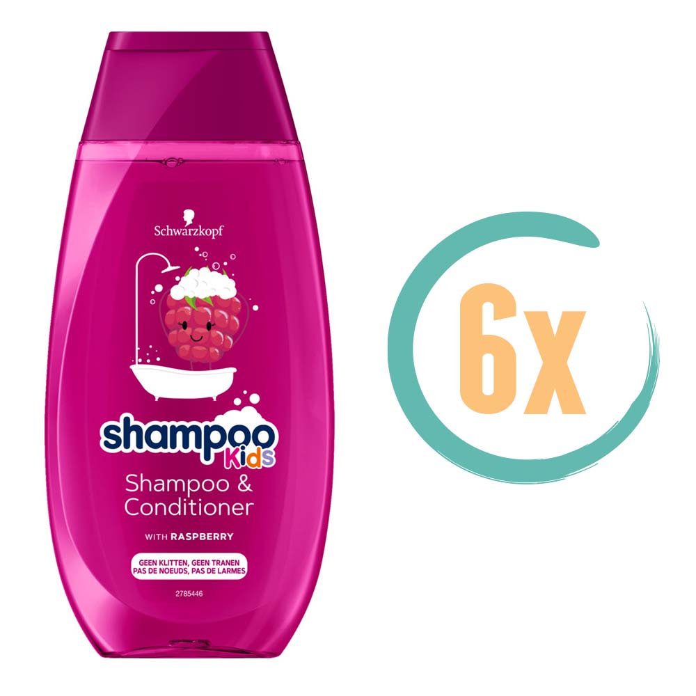6x Schwarzkopf Kids Shampoo en Conditioner 250ml, VoordeligInslaan.nl
