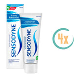 4x Sensodyne Extra Fresh Tandpasta 75ml