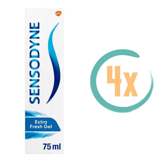 4x Sensodyne Extra Fresh Tandpasta 75ml, VoordeligInslaan.nl