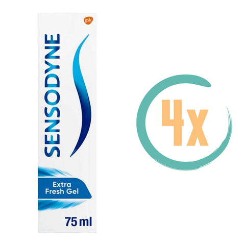 4x Sensodyne Extra Fresh Tandpasta 75ml
