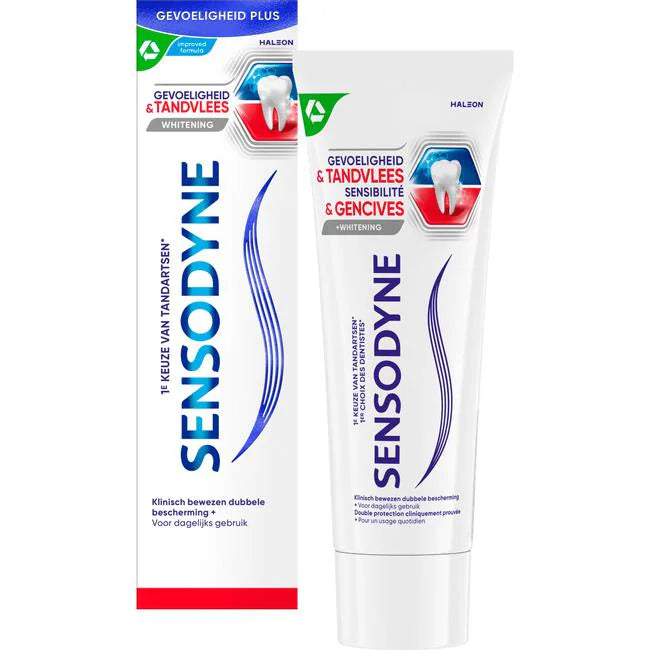 6x Sensodyne Gevoeligheid & Tandvlees Whitening Tandpasta 75ml