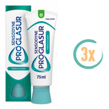 3x Sensodyne Tandpasta Proglasur Fresh & Clean 75ml