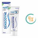 4x Sensodyne Rapid Relief Whitening Tandpasta 75ml