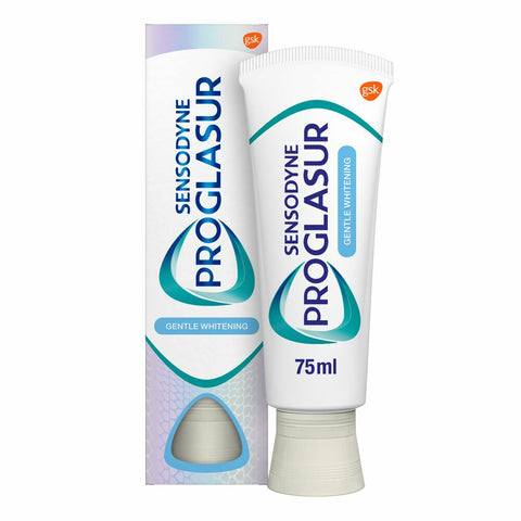 3x Sensodyne Tandpasta Proglasur Gentle Whitening 75ml