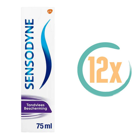 12x Sensodyne Tandvlees Bescherming Tandpasta 75ml