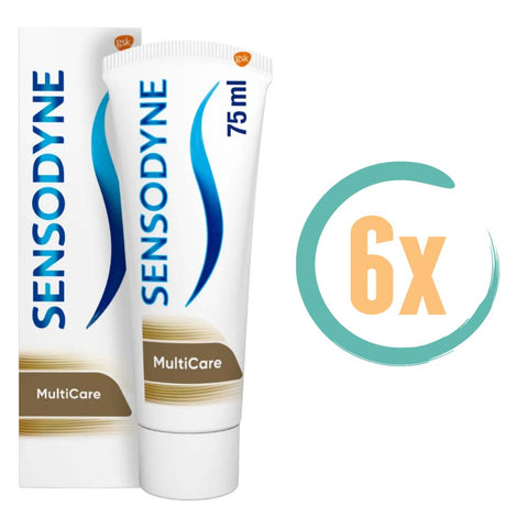 6x Sensodyne Tandpasta Multi Care 75ml