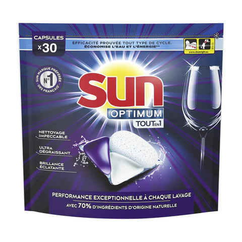 3x Sun Optimum Allin1 Vaatwastabletten 30 stuks