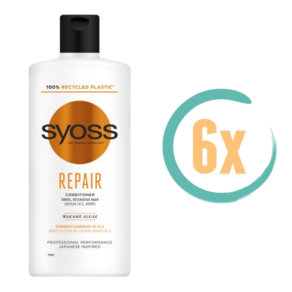 6x Syoss Repair Conditioner 440ml, VoordeligInslaan.nl