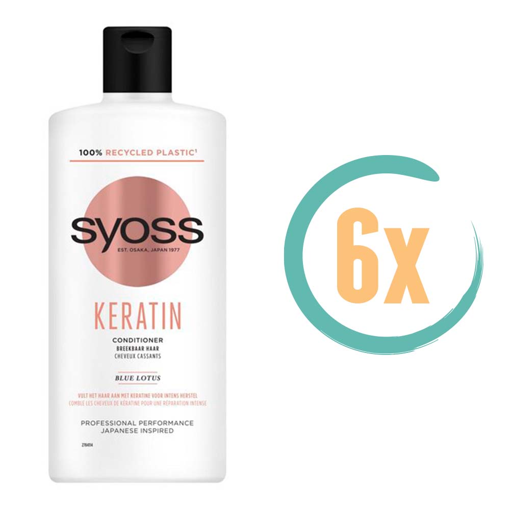 6x Syoss Keratin Conditioner 440ml