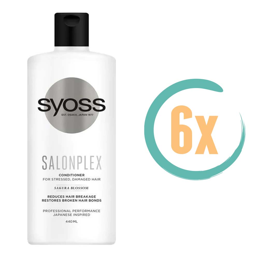 6x Syoss Salonplex Conditioner 440ml