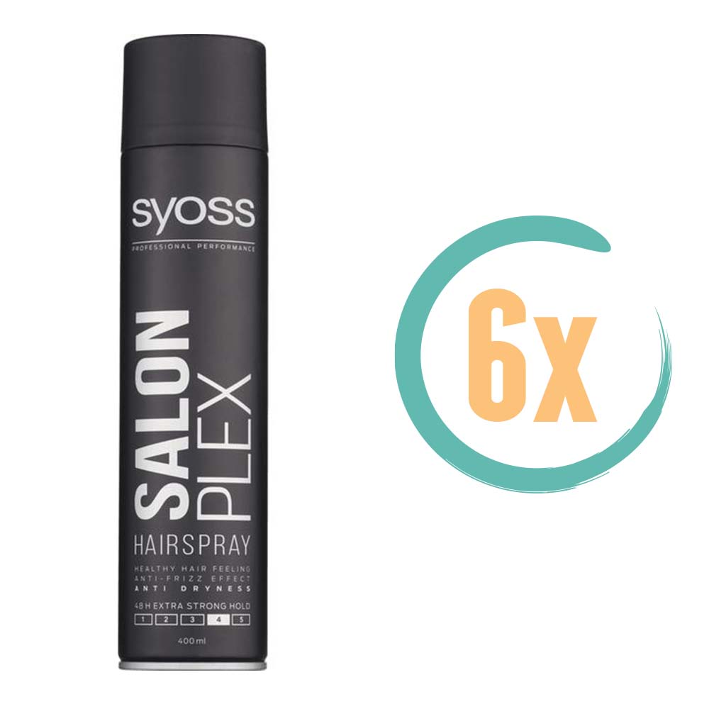 6x Syoss Salonplex Haarspray 400ml