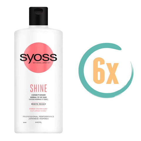 6x Syoss Shine Conditioner 440ml