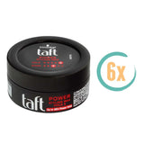 6x Taft Power Wax 75ml