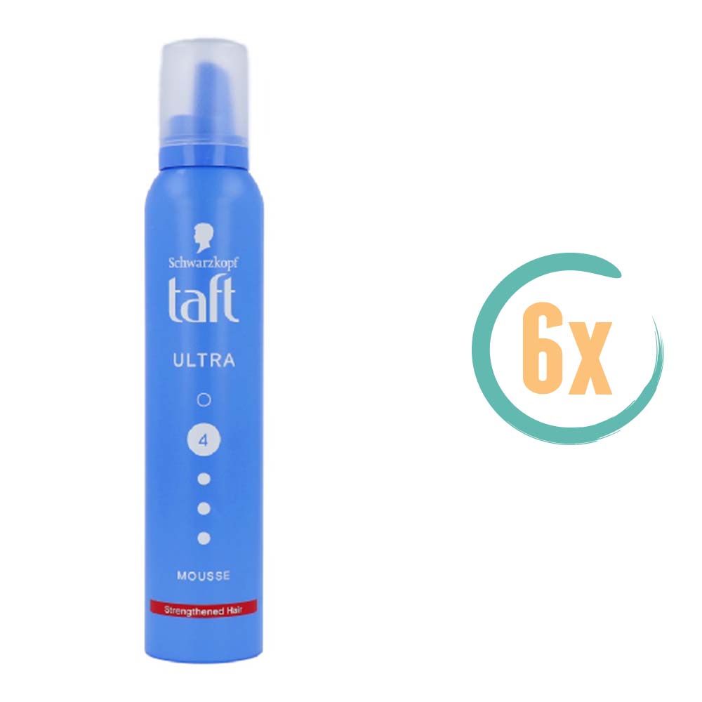 6x Taft Ultra Strong Mousse 200ml