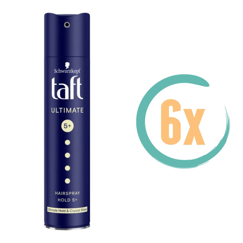 6x Taft Ultimate Haarspray 250ml