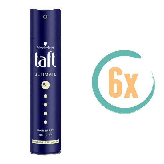 6x Taft Ultimate Haarspray 250ml, VoordeligInslaan.nl