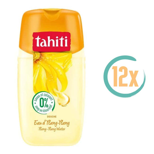 12x Tahiti Ylang Ylang Water Douchegel 250ml