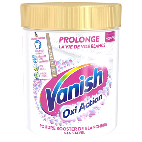 3x Vanish Oxi Action Whitening Vlekverwijderaar 470g