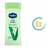6x Vaseline Aloë Vera Bodylotion 400ml