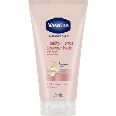 6x Vaseline Healthy Hands & Stronger Nails Handcrème 75ml