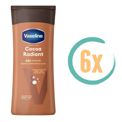 6x Vaseline Cocoa Bodylotion 200ml
