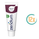 12x Zendium Sensitive Tandpasta 75ml