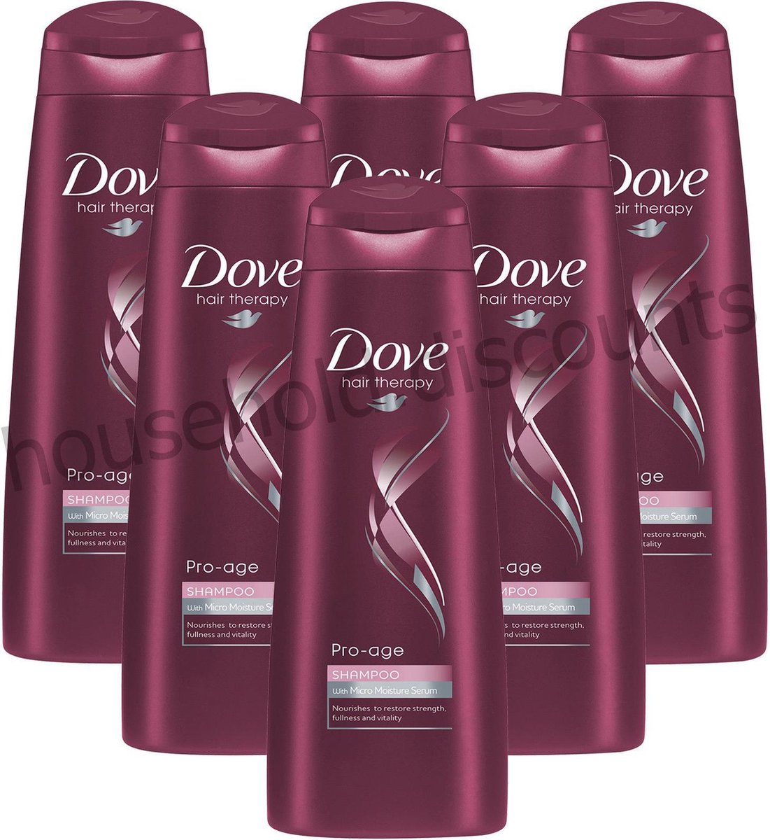 6x Dove Pro Age Shampoo 250ml, VoordeligInslaan.nl