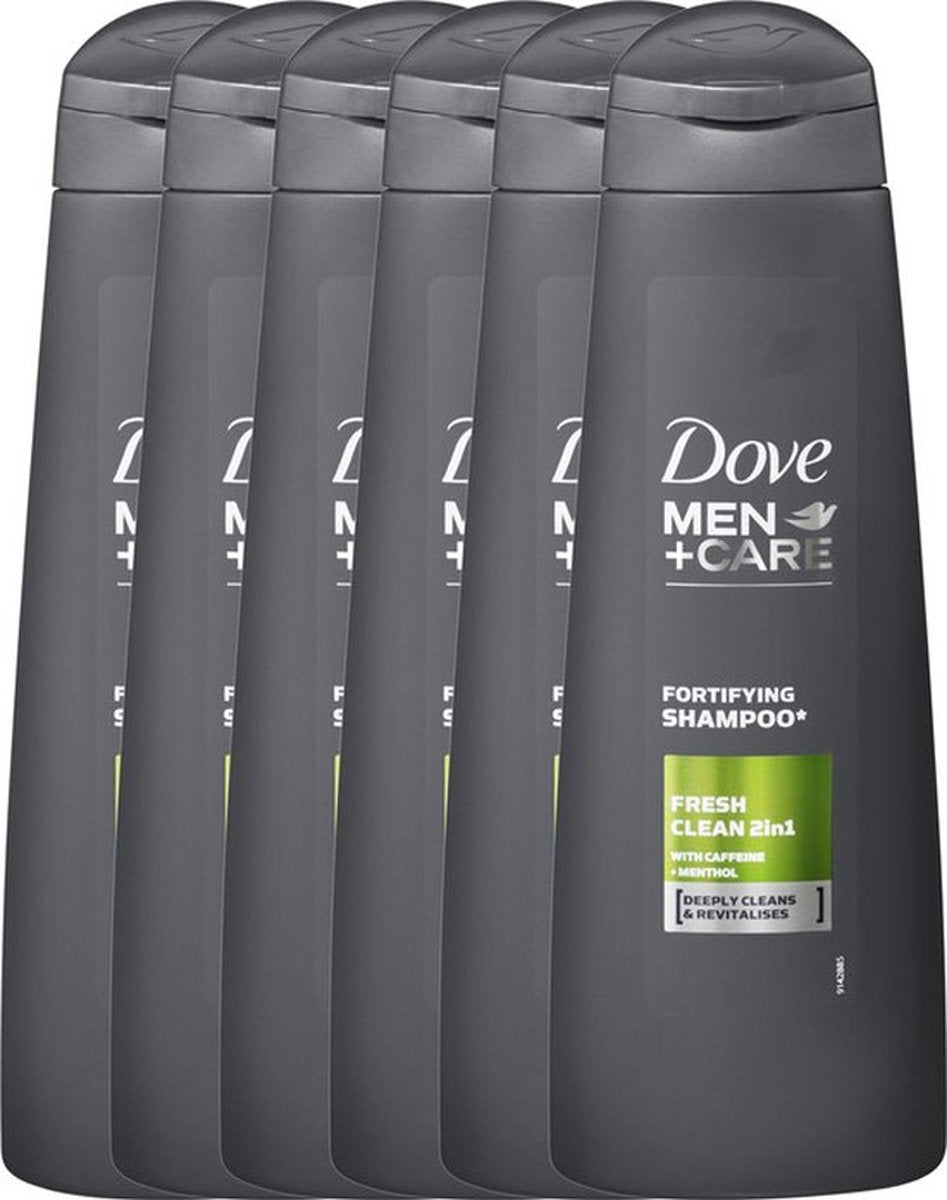 6x Dove Fresh Clean 2in1 Shampoo & Conditioner 250ml, VoordeligInslaan.nl