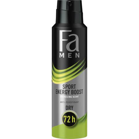 6x Fa Sport Energy Boost Deospray 150ml