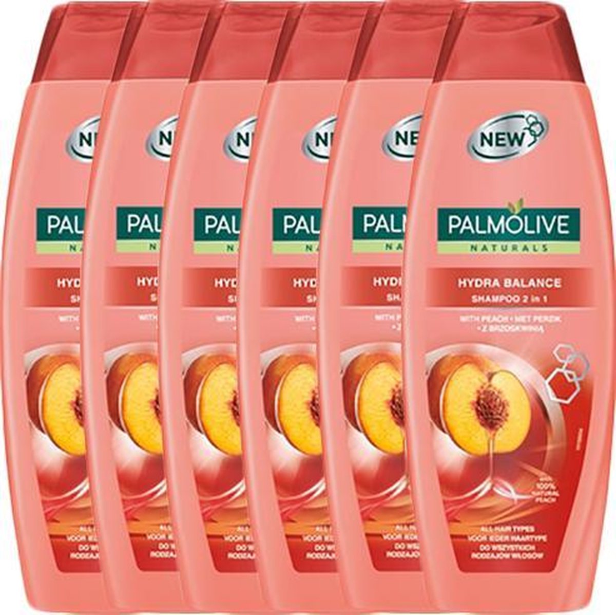 6x Palmolive Hydra Balance 2in1 Shampoo & Conditioner 350ml, VoordeligInslaan.nl