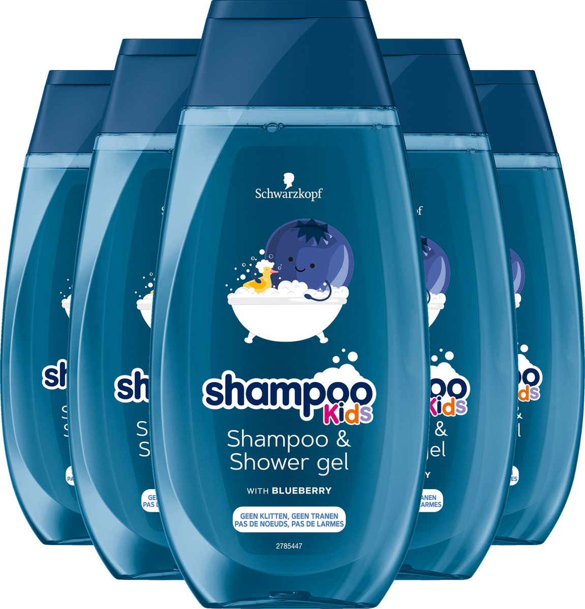 6x Schwarzkopf Kids Shampoo en Douchegel 250ml, VoordeligInslaan.nl