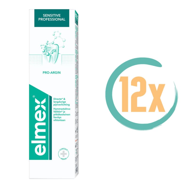 12x Elmex Sensitive Professional Tandpasta 75ml
