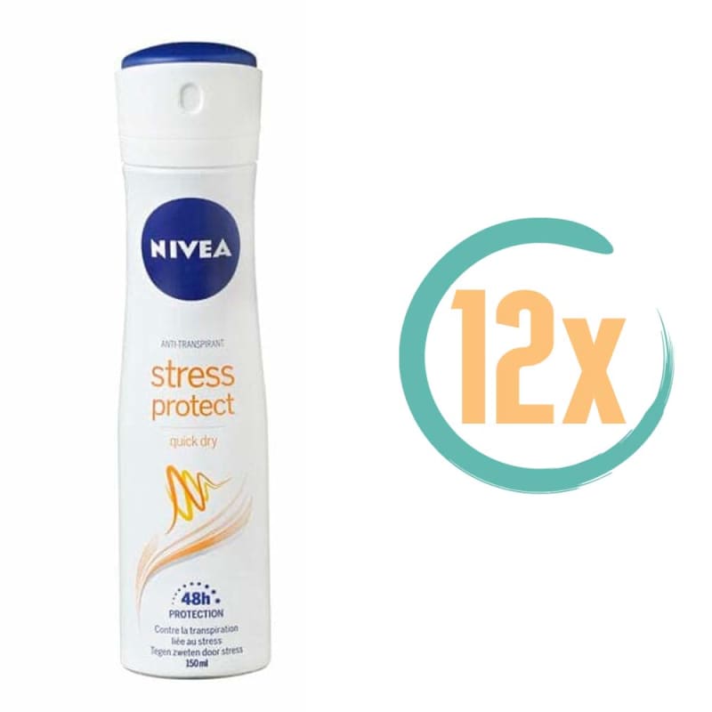 12x Nivea Stress Protect Deospray 150ml
