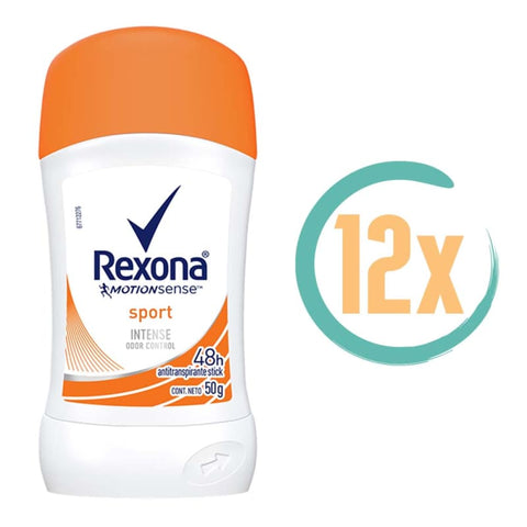 12x Rexona Sport Deostick 50g - Deodorant