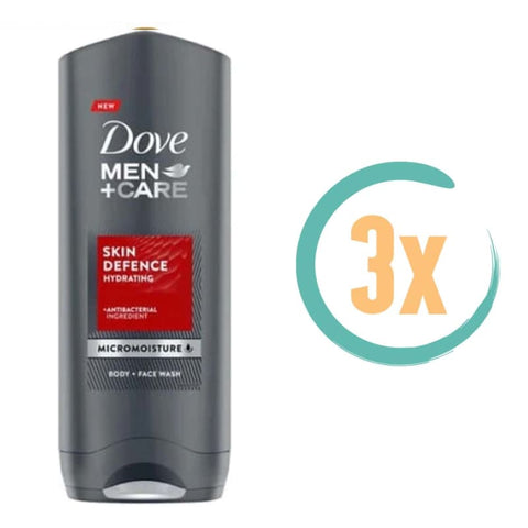 3x Dove Skin Defence Douchegel 250ml