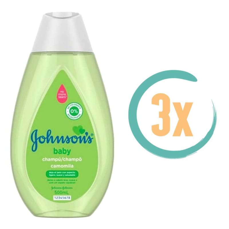 3x Johnson Baby Shampoo Kamille 300ml