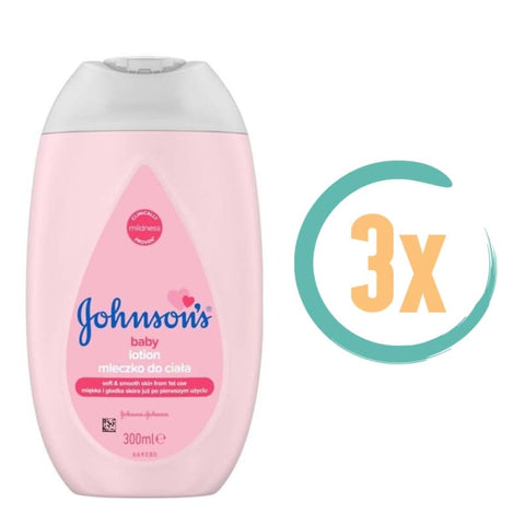 3x Johnson’s Baby Lotion 300ml - Bodylotion