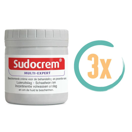 3x Sudocrem Multi Expert 250gr - Huidverzorging